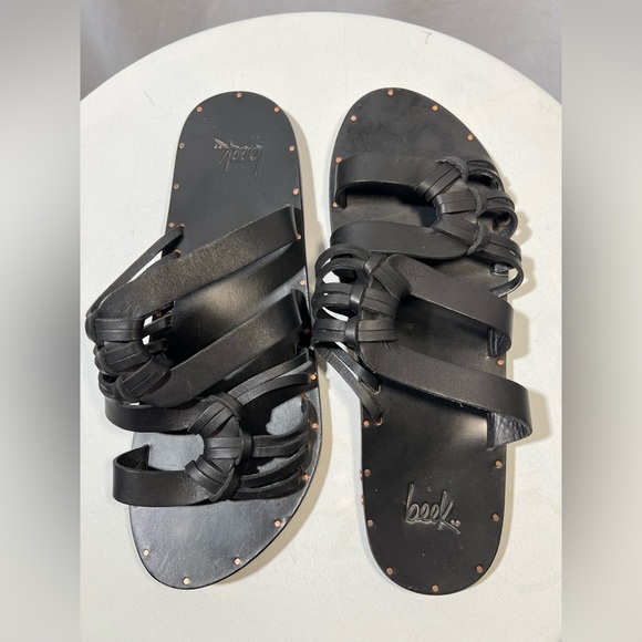 Beek Blackbird Leather slide Sandals | 10 - Picture 8 of 8